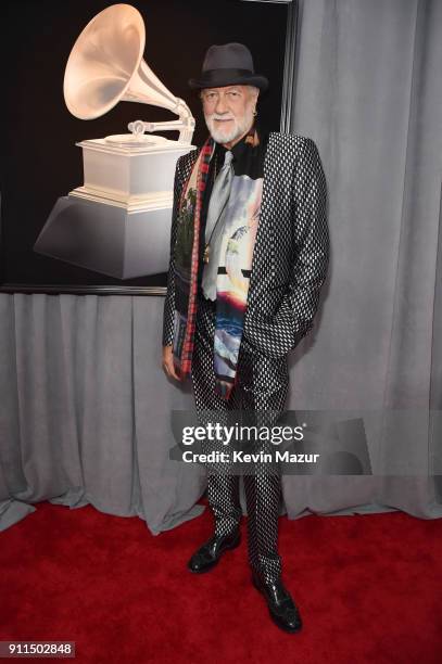 Recording artist Mick Fleetwood attends the 60th Annual GRAMMY Awards at Madison Square Garden on January 28, 2018 in New York City.