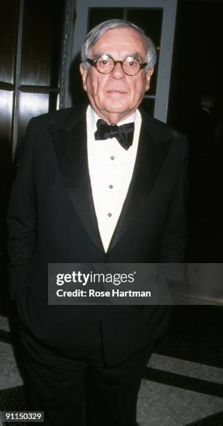 Author Dominick Dunne at a gala held at "Top of the Sixes" at Rockefeller Center, New York, 2003.