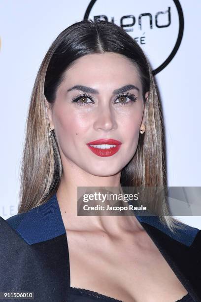 Melissa Satta attends the Alessandro Martorana Party on January 28, 2018 in Milan, Italy.