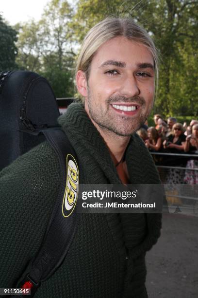 Photo of David GARRETT, David Garrett arriving at the Classical Brit Awards, full length