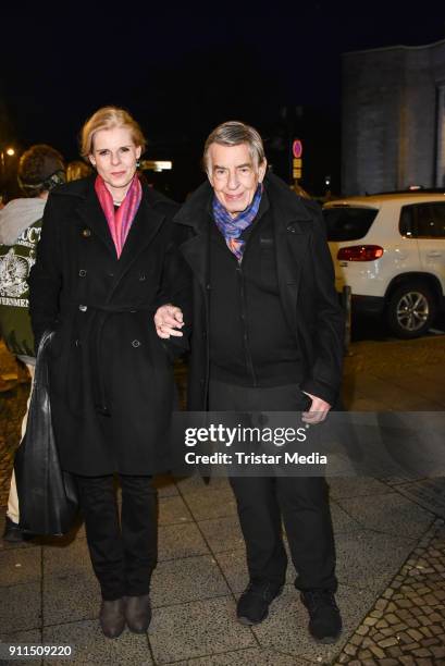 Rolf Kuehn and his wife Melanie Kuehn during the 60 anniversary of Ernst Lubitsch Award on January 28, 2018 in Berlin, Germany.