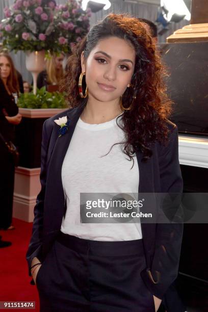 Recording artist Alessia Cara attends the 60th Annual GRAMMY Awards at Madison Square Garden on January 28, 2018 in New York City.