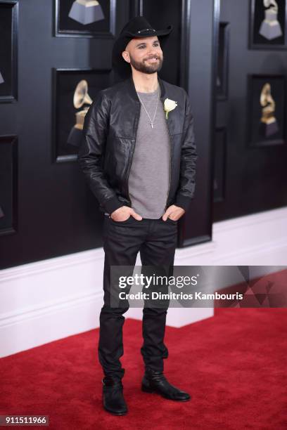 Recording artist Joe Saylor attends the 60th Annual GRAMMY Awards at Madison Square Garden on January 28, 2018 in New York City.