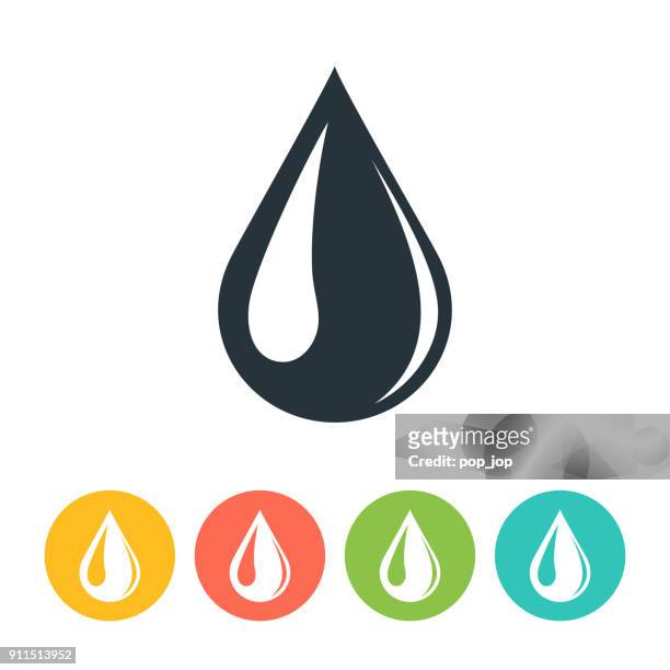 drop icon - petrol stock illustrations