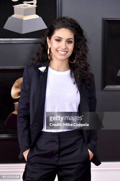 Recording artist Alessia Cara attends the 60th Annual GRAMMY Awards at Madison Square Garden on January 28, 2018 in New York City.