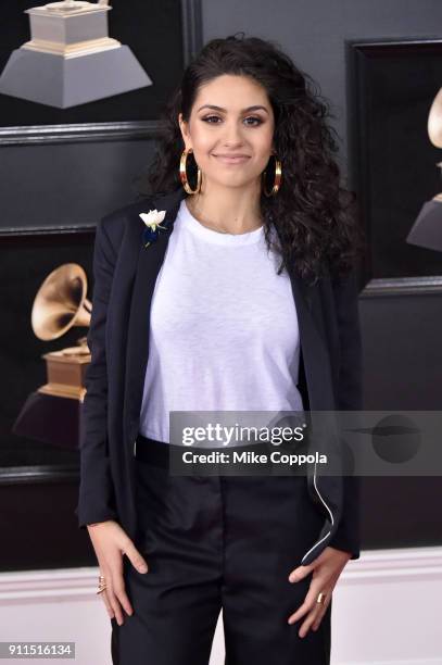 Recording artist Alessia Cara attends the 60th Annual GRAMMY Awards at Madison Square Garden on January 28, 2018 in New York City.