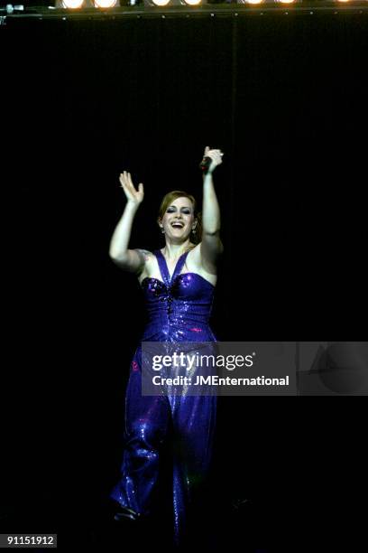 Photo of Ana MATRONIC and SCISSOR SISTERS, Ana Matronic performing at the 2007 Brit Awards at Earls Court