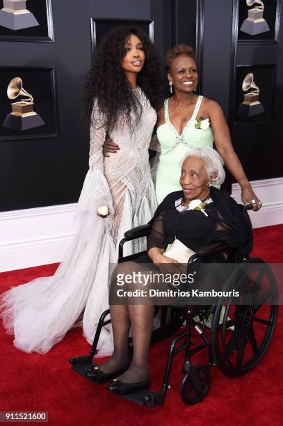 Recording artist SZA and guests attend the 60th Annual GRAMMY Awards at Madison Square Garden on January 28, 2018 in New York City.