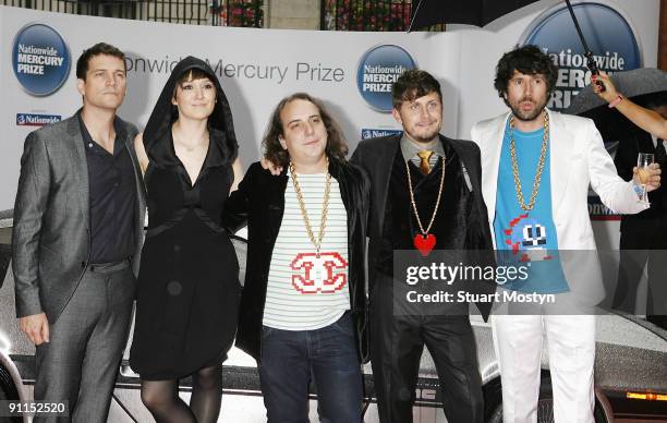 Photo of BOOM BIP and Bryan HOLLON and Cate LE BON and Gruff RHYS and HAR MAR SUPERSTAR and NEON NEON, L-R ?, Cate le Bon, Har Mat Superstar, Gruff...