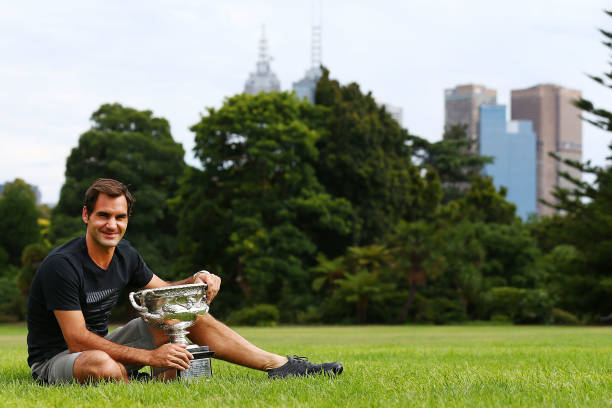 AUS: 2018 Australian Open: Men's Trophy Media Opportunity