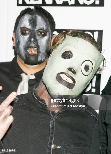 Photo of SLIPKNOT and Corey TAYLOR, Corey Taylor arriving at The Brewery