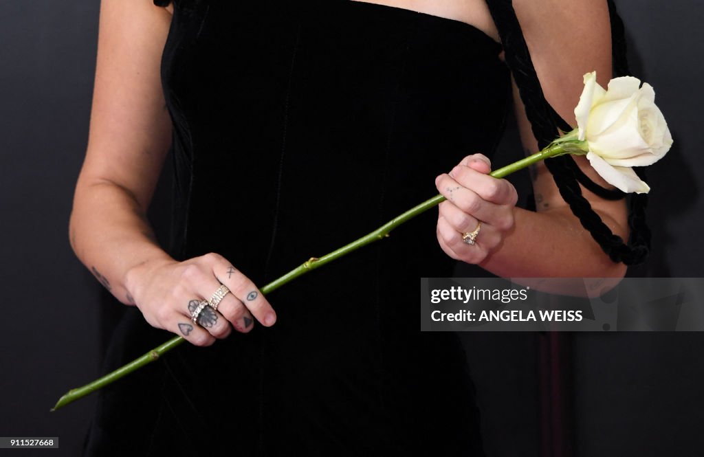 US-ENTERTAINMENT-MUSIC-GRAMMY-ARRIVALS