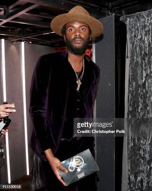 Recording artist Gary Clark Jr. Attends the 60th Annual GRAMMY Awards at Madison Square Garden on January 28, 2018 in New York City.
