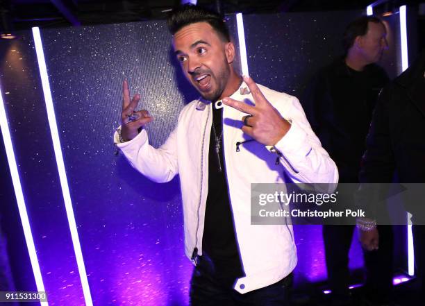Recording artist Luis Fonsi attends the 60th Annual GRAMMY Awards at Madison Square Garden on January 28, 2018 in New York City.