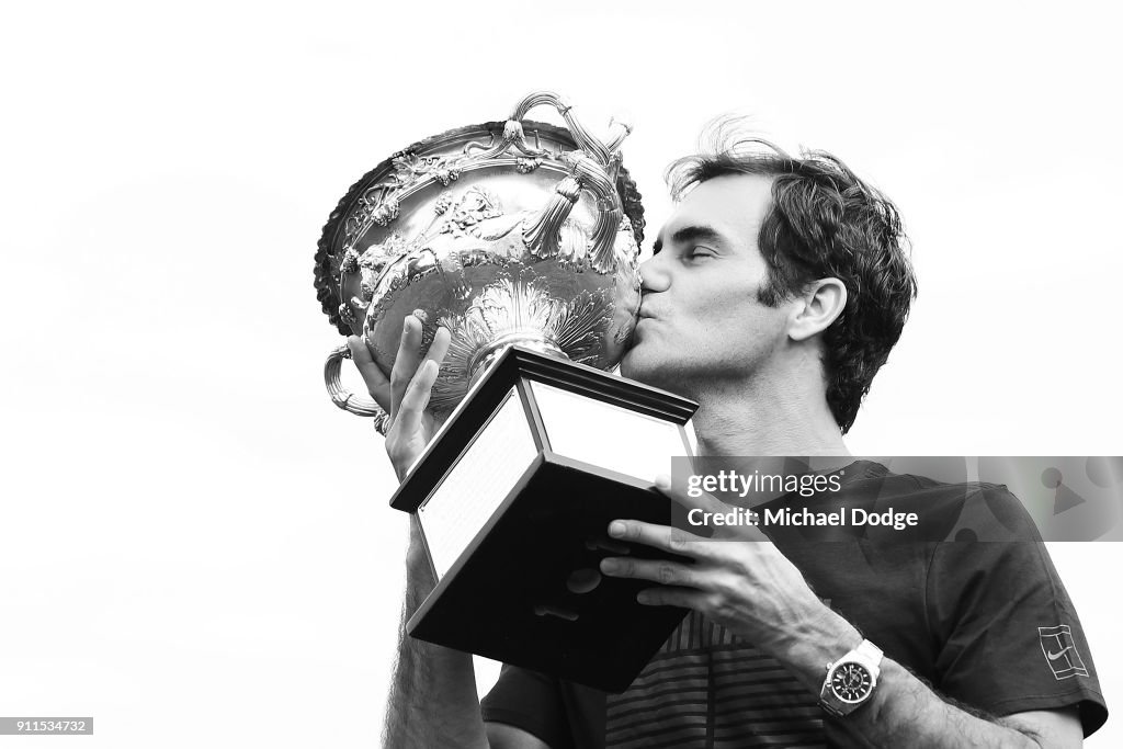 2018 Australian Open: Men's Trophy Media Opportunity