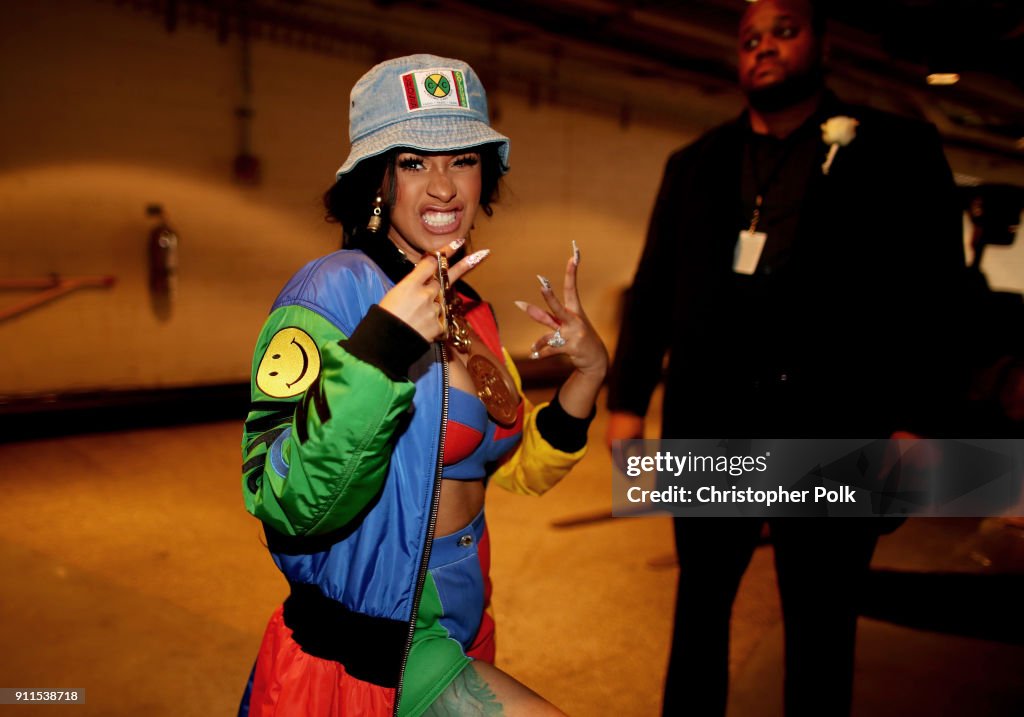 60th Annual GRAMMY Awards - Backstage