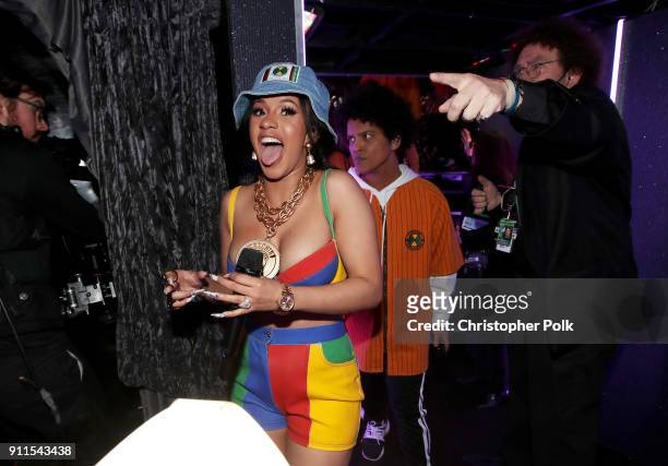 Recording artist Cardi B attends the 60th Annual GRAMMY Awards at Madison Square Garden on January 28, 2018 in New York City.