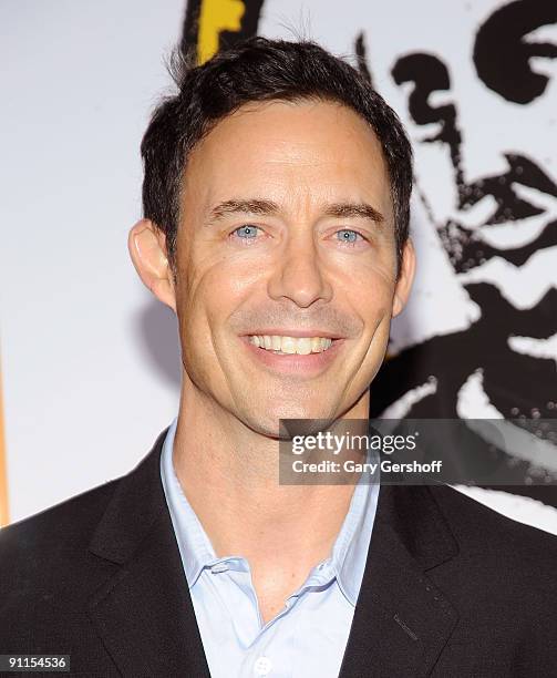 Actor Tom Cavanagh attends the "A Serious Man" premiere at the Ziegfeld Theatre on September 24, 2009 in New York City.