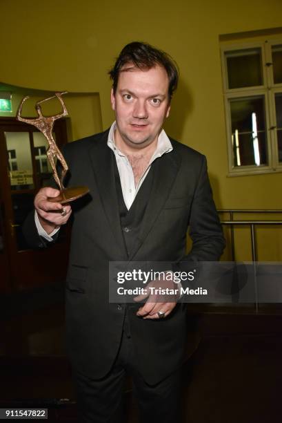 Charly Huebner during the 60 anniversary of Ernst Lubitsch Award on January 28, 2018 in Berlin, Germany.