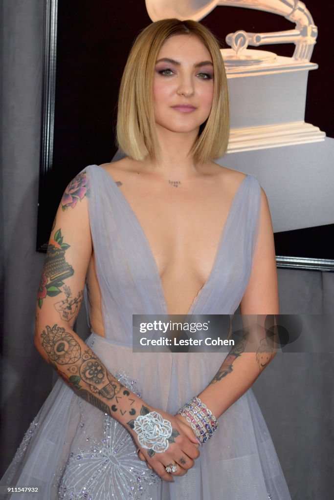 60th Annual GRAMMY Awards - Red Carpet