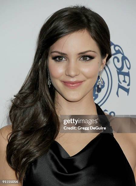 Actress Katharine McPhee arrives at The 30th Anniversary Carousel Of Hope Ball at The Beverly Hilton Hotel on October 25, 2008 in Beverly Hills,...