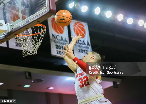 Houston Cougars guard Rob Gray jumps for a layup during the college basketball game between the South Florida Bulls and Houston Cougars on January...