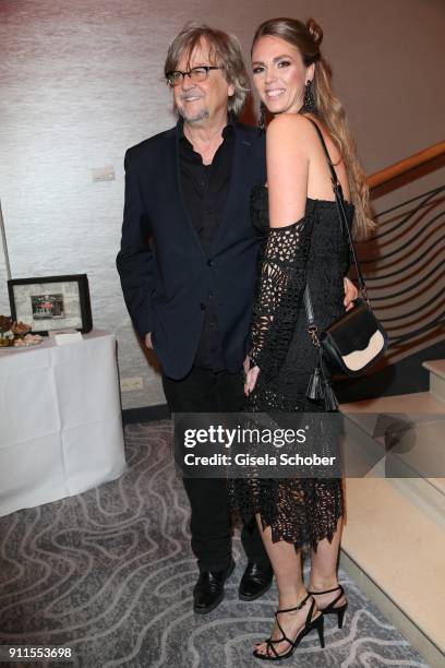 Martin Krug and Tanja Gries during the Lambertz Monday Night pre dinner at Hotel Marriott on January 28, 2018 in Cologne, Germany.