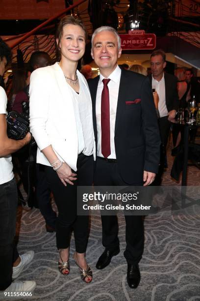 Britta Heidemann and Andreas von Thien during the Lambertz Monday Night pre dinner at Hotel Marriott on January 28, 2018 in Cologne, Germany.