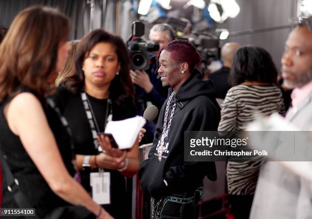 Recording artist Lil Uzi Vert attends the 60th Annual GRAMMY Awards at Madison Square Garden on January 28, 2018 in New York City.