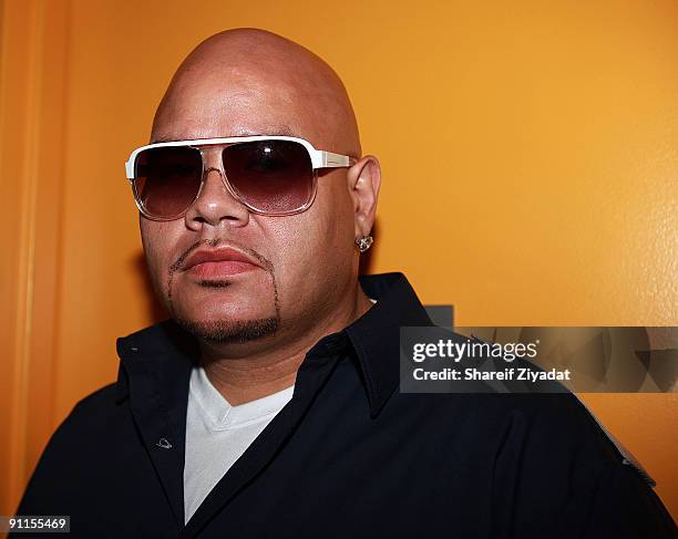 Fat Joe attends a listening session at the EMI building on September 24, 2009 in New York City.