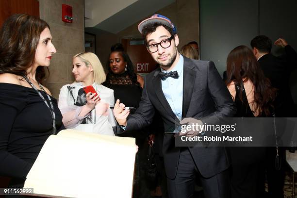 Recording artist Jack Antonoff with the GRAMMY Charities Signings during the 60th Annual GRAMMY Awards at Madison Square Garden on January 28, 2018...