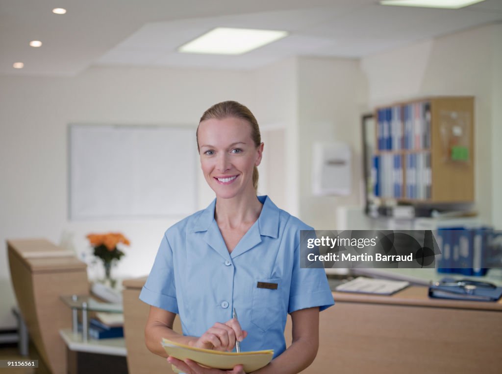 Nurse standing in hospital