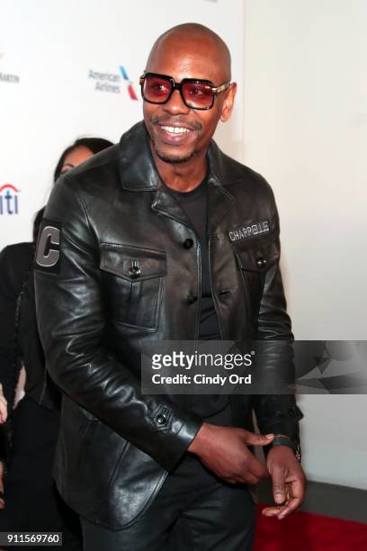 Comedian Dave Chappelle attends the Universal Music Group's 2018 After Party to celebrate the Grammy Awards presented by American Airlines and Citi...