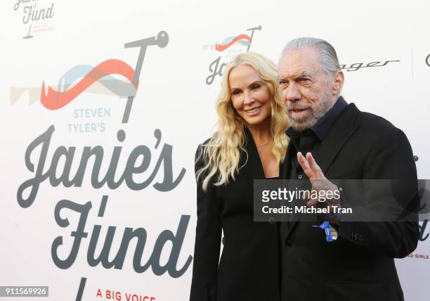 Eloise DeJoria and John Paul DeJoria arrive to the Steven Tyler and Live Nation presents Inaugural Gala Benefitting Janie's Fund held at Red Studios...