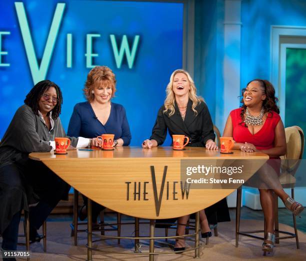 Whoopi Goldberg,Joy Behar, guest host E.D.Hill and Sherri Shepherd on "The View," FRIDAY, SEPT. 25. "The View" airs Monday-Friday on the Disney...