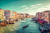 View of Venice's Grand Canal