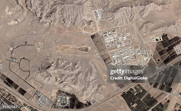 In this satellite image, collected on May 8, 2006 the Uranium conversion plant in Isfahan, Iran is displayed. According to reports Iran is building a...