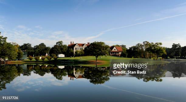 An early morning scenic of East Lake Golf Club during the second round of THE TOUR Championship presented by Coca-Cola, the final event of the PGA...