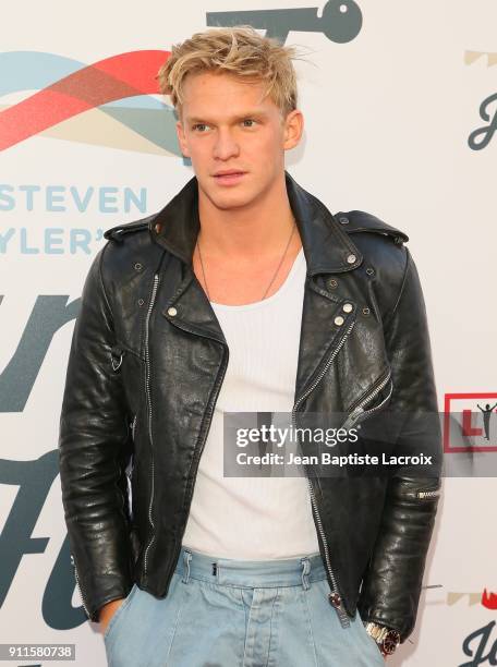 Cody Simpson at Steven Tyler and Live Nation presents Inaugural Janie's Fund Gala & GRAMMY Viewing Party at Red Studios on January 28, 2018 in Los...