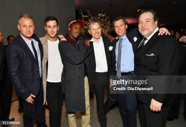 Head of A&R, RCA Records, Keith Naftaly, Buddy’s Manager, David Waltzer, Recording Artist, Buddy, Chairman/CEO, RCA Records, Peter Edge;...
