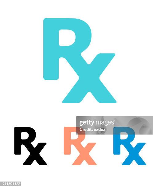 ilustrações de stock, clip art, desenhos animados e ícones de prescription - rx