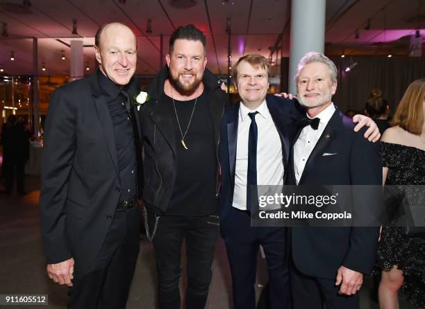 Of Sony Music Entertainment Kevin Kelleher, recording artist Zach Williams, CEO of Sony Music Entertainment Rob Stringer, and President & CEO,...