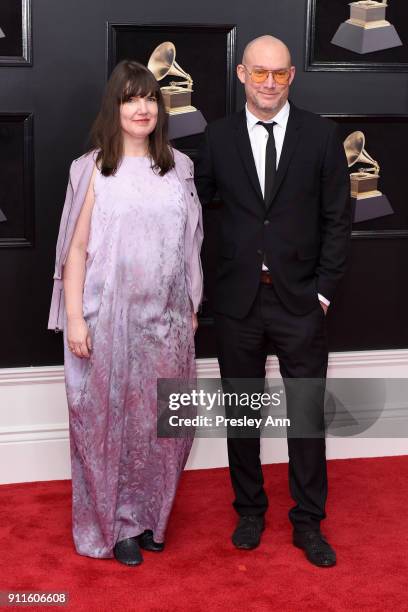 Scott Devendorf attends the 60th Annual GRAMMY Awards - Arrivals at Madison Square Garden on January 28, 2018 in New York City.