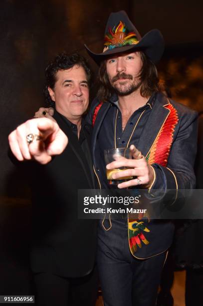 President/CEO Scott Borchetta and Mark Wystrach of Midland attend the Universal Music Group's 2018 After Party to celebrate the Grammy Awards...