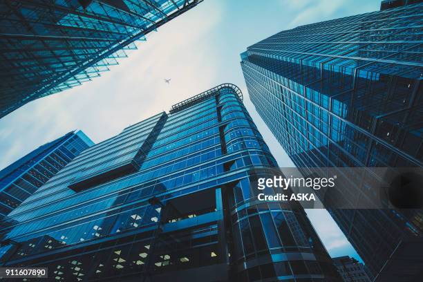 business office building in london, - skyscraper stock pictures, royalty-free photos & images