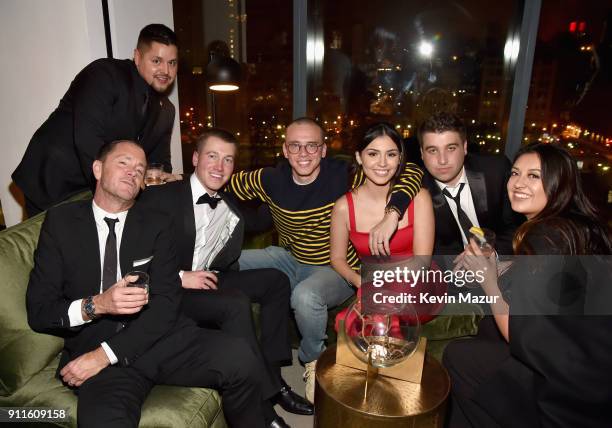 Rapper Logic attends the Universal Music Group's 2018 After Party to celebrate the Grammy Awards presented by American Airlines and Citi at Spring...
