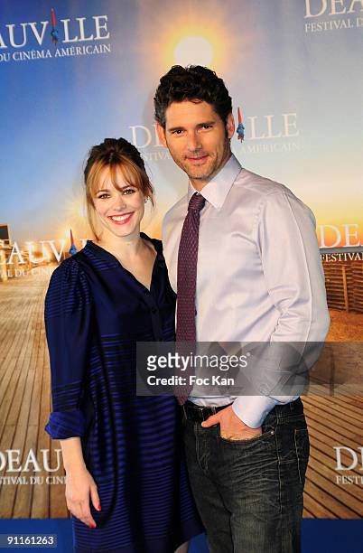 Actors Rachel McAdams and Eric Bana attend the Deauville35th Deauville Film Festival : "Time Traveller's Wife" Photocall at the CID on September 5,...