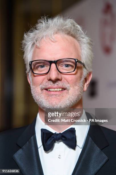 Ben Morris arriving at the London Film Critics Circle Awards 2017, the May Fair Hotel, London