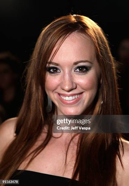 Actress Andrea Bowen during the 7th Annual Teen Vogue Young Hollywood Party held at Milk Studios on September 25, 2009 in Hollywood, California.