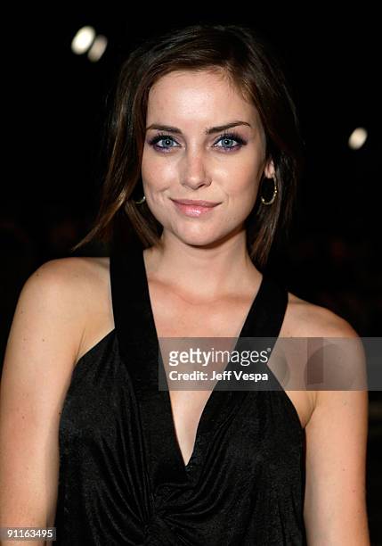 Actress Jessica Stroup during the 7th Annual Teen Vogue Young Hollywood Party held at Milk Studios on September 25, 2009 in Hollywood, California.